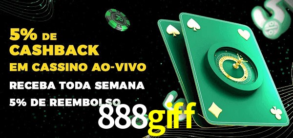 Promoções do cassino ao Vivo 888giff